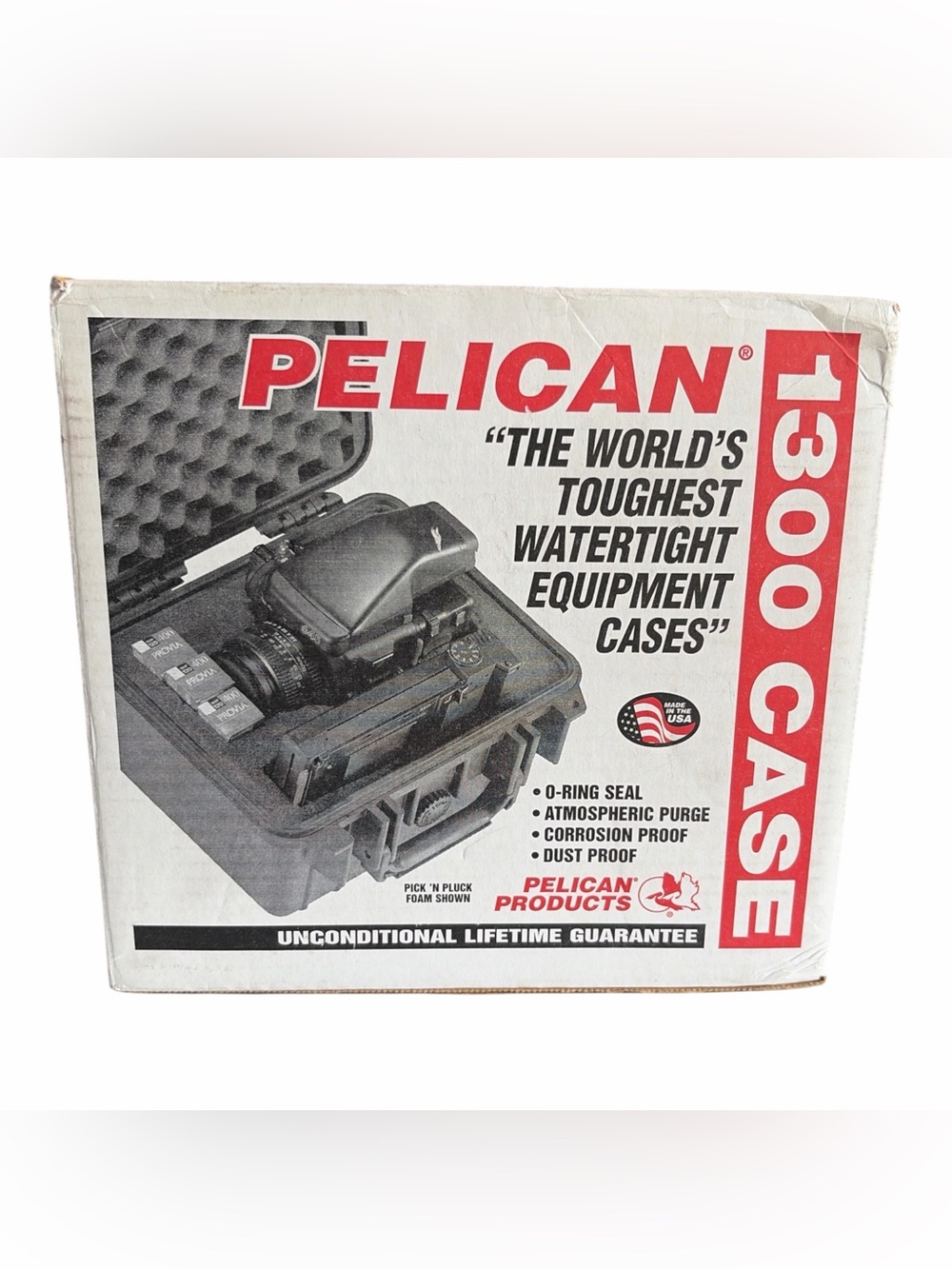 Pelican 1300 Protective Camera Case – Black